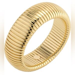 Gold Waterproof Chunky Bangle Bracelet